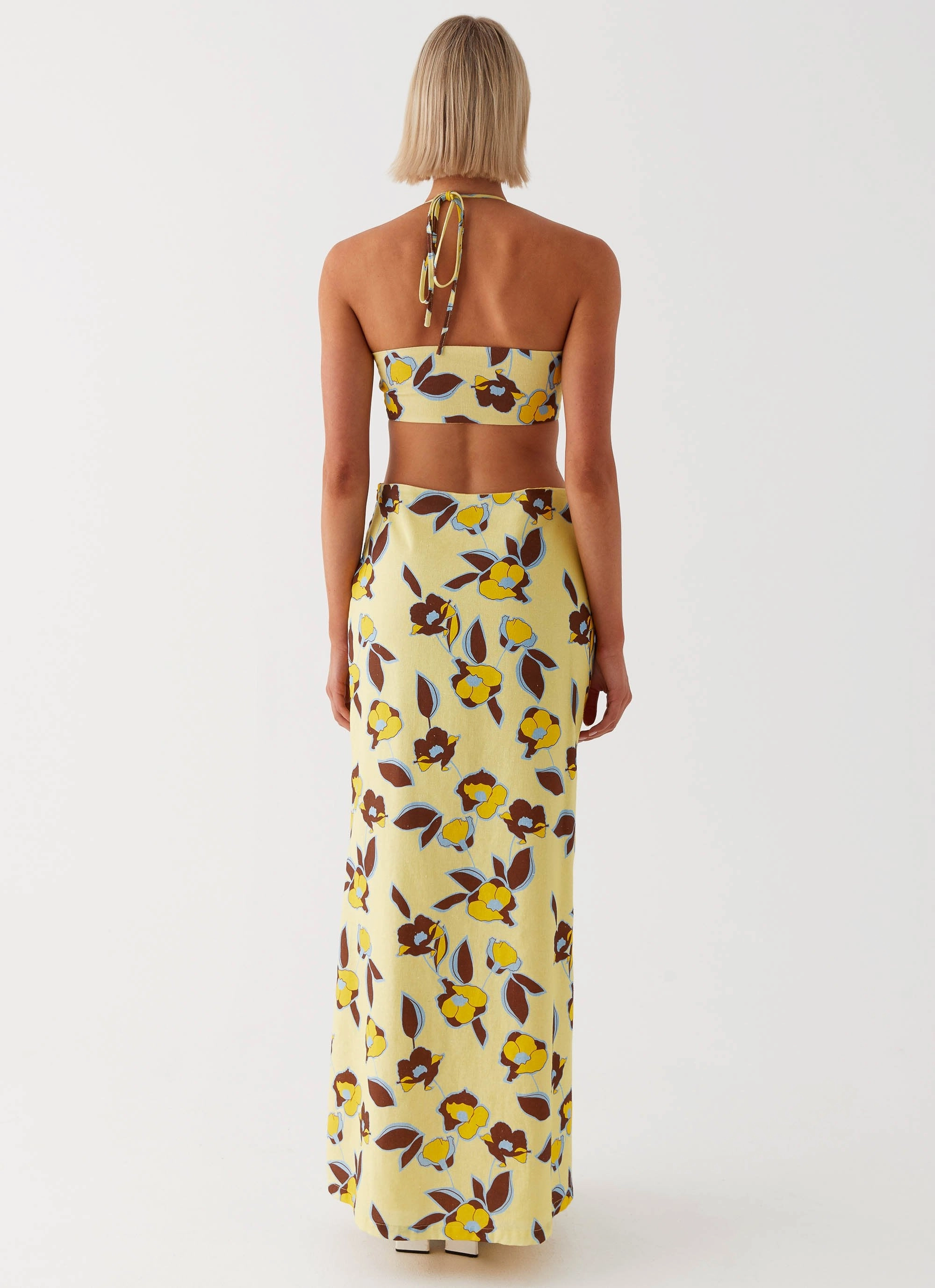 Nora Linen Maxi Dress - Primrose Plus Fit Smart Pairing