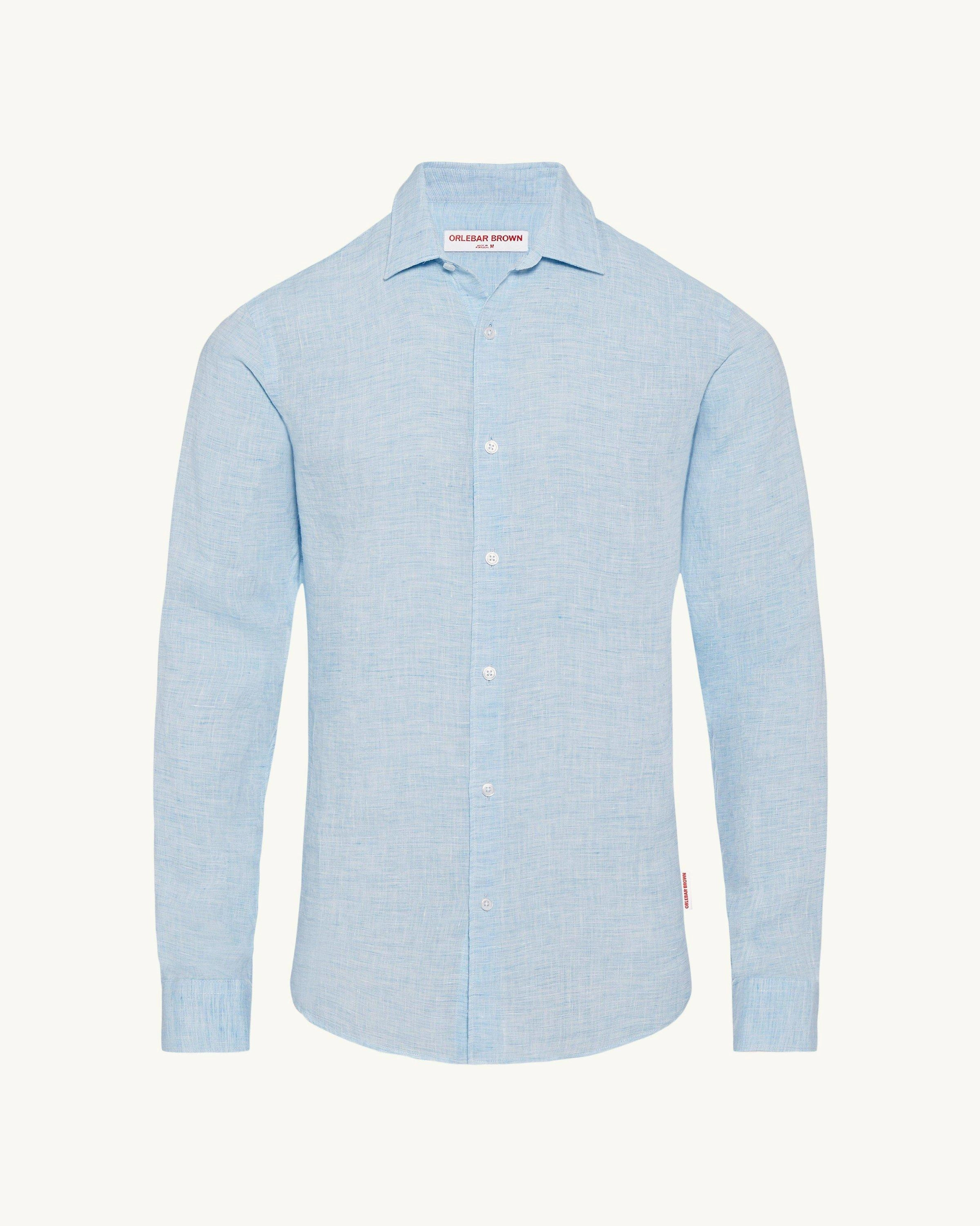 Short Sleeve Ventilated Back Panel Giles Linen