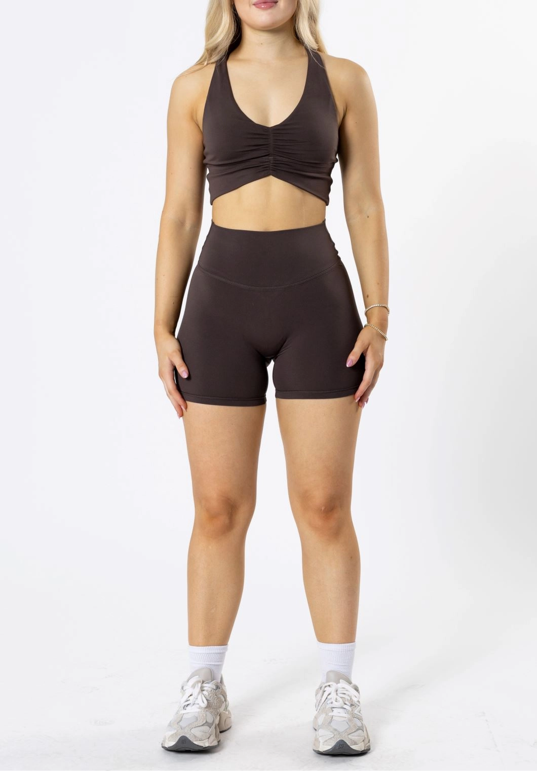 AdjustableDrawstring Sweat Wicking Lining Reluna Original Sculptseam? Short Espresso