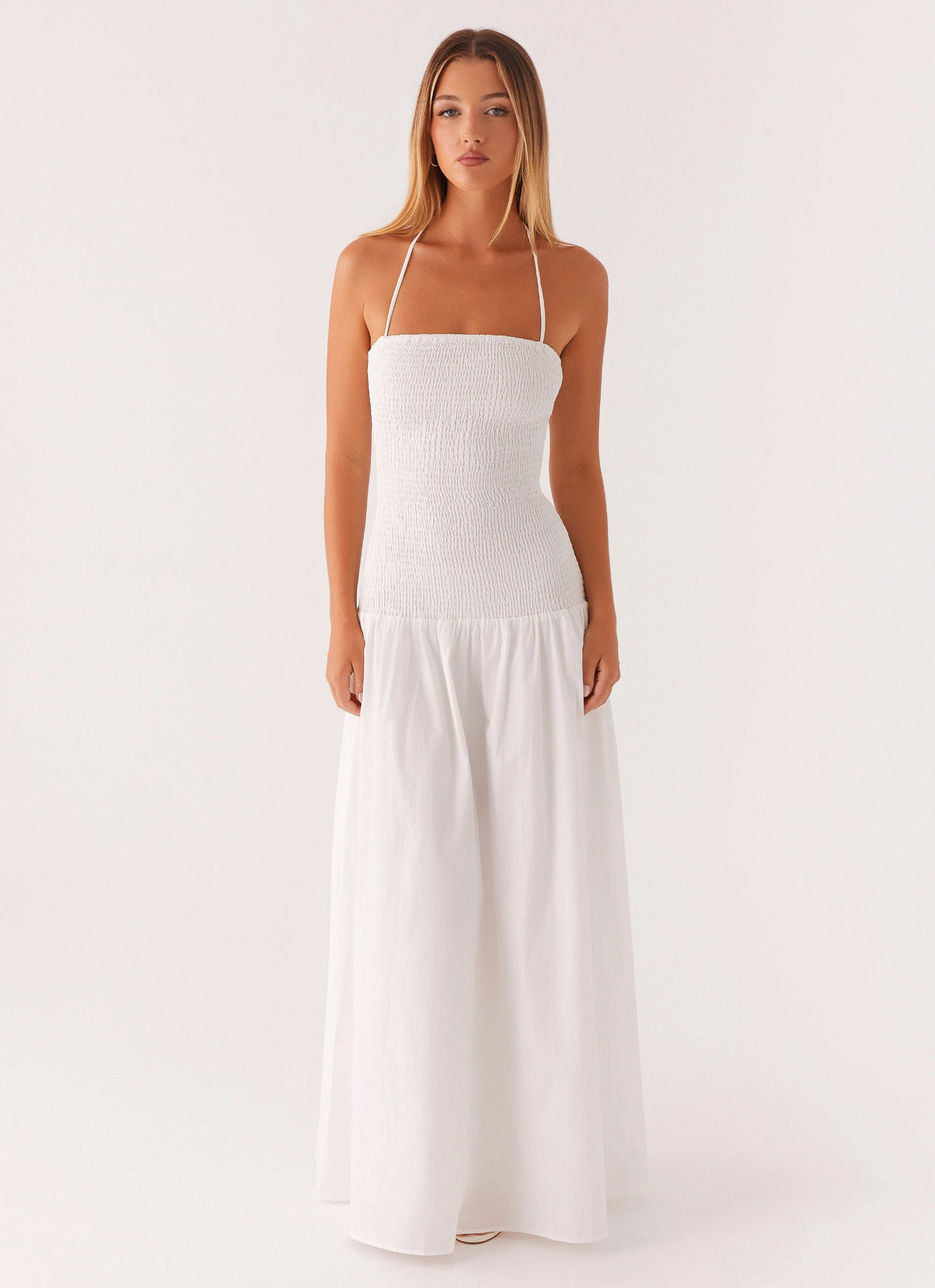 Chic Vibe Zahra Maxi Dress - White