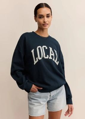 Local Sunday Sweatshirt - Eclipse Comfy Stretch Wear Comfort Fit Design